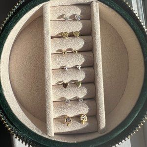 SEVEN Pairs of Small Earrings